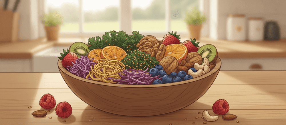 Une semaine d'alimentation équilibrée