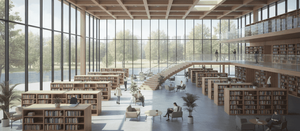 Et besøg på det nye bibliotek