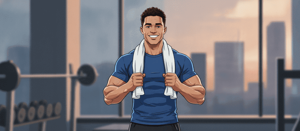 La vida saludable de un atleta local