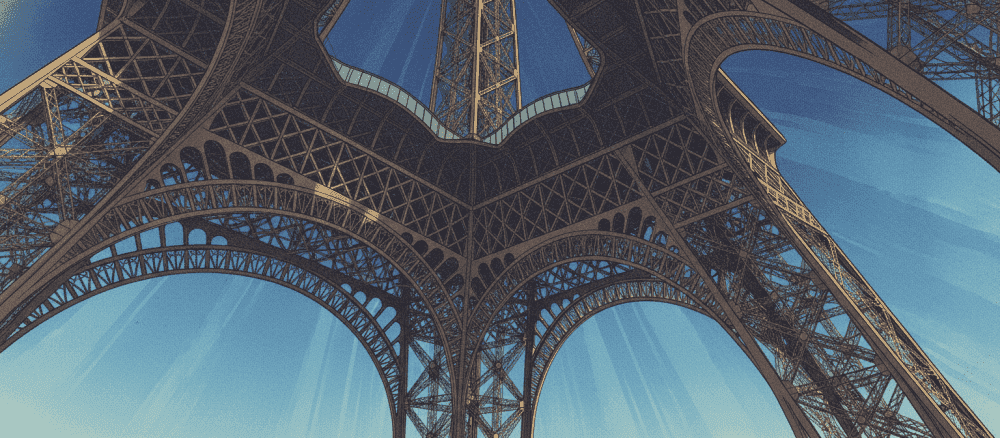La Tour Eiffel en métal