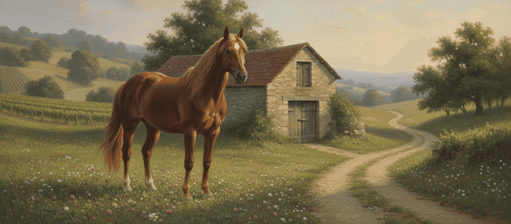 Les chevaux dans les fermes françaises