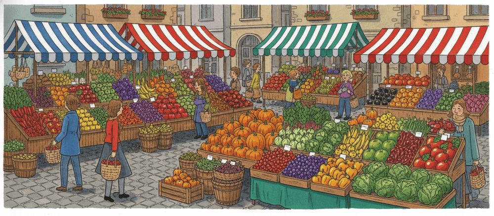 O mercado tradicional em Lisboa