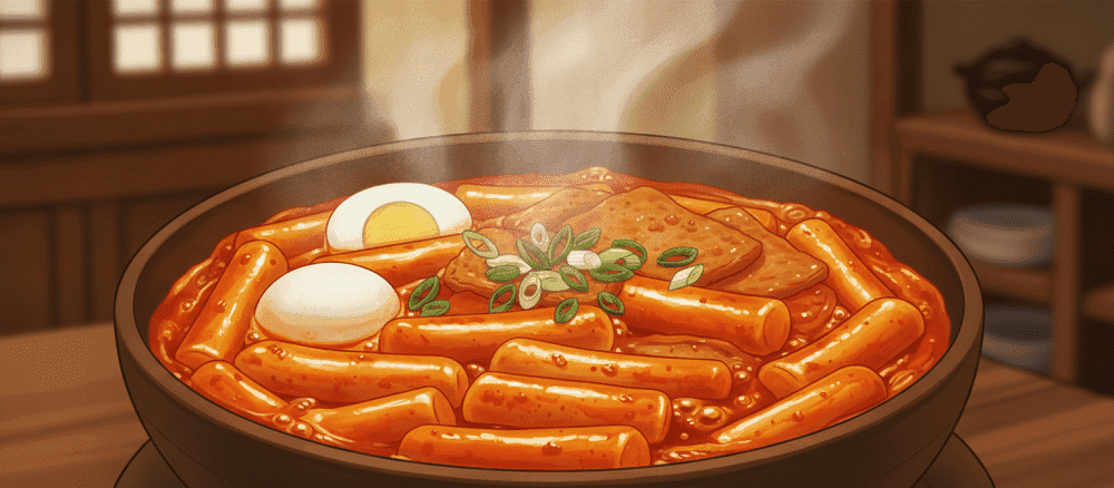 매운 음식을 좋아하는 한국 사람