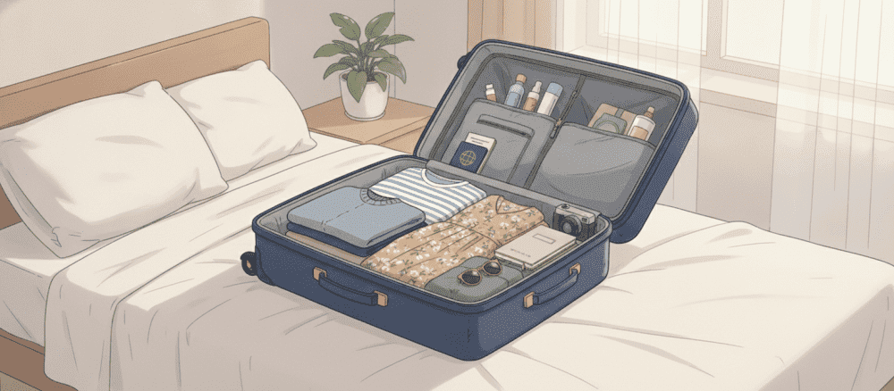 Pakken voor een korte vakantie