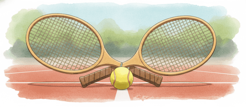 Le tennis avec des amis