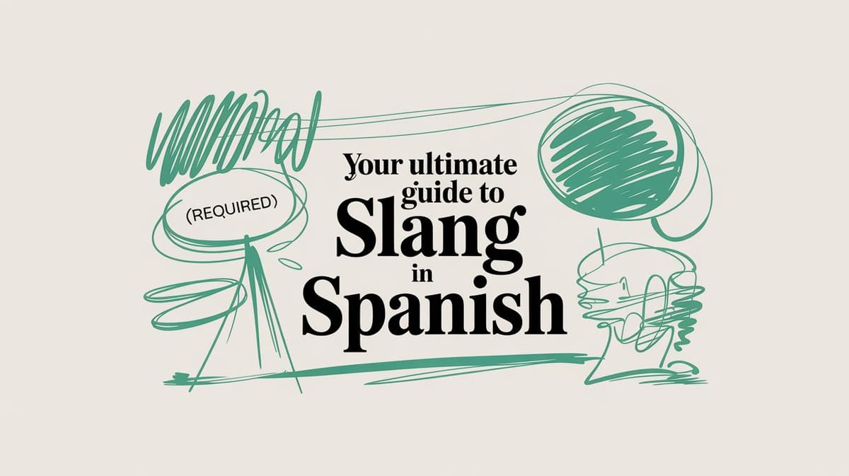 Slang Guide Your Ultimate Guide to Slang in Spanish | How to learn a language